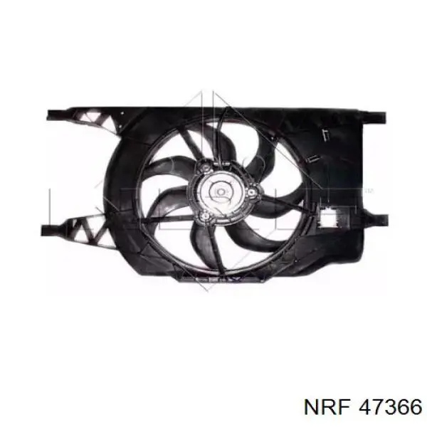  Difusor de radiador, ventilador de refrigeración, condensador del aire acondicionado, completo con motor y rodete para Renault Laguna 2 