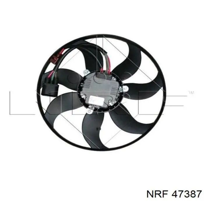  Difusor de radiador, ventilador de refrigeración, condensador del aire acondicionado, completo con motor y rodete para Volkswagen Touran 1 