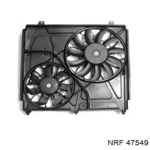  Difusor de radiador, ventilador de refrigeración, condensador del aire acondicionado, completo con motor y rodete para KIA Sorento 1 