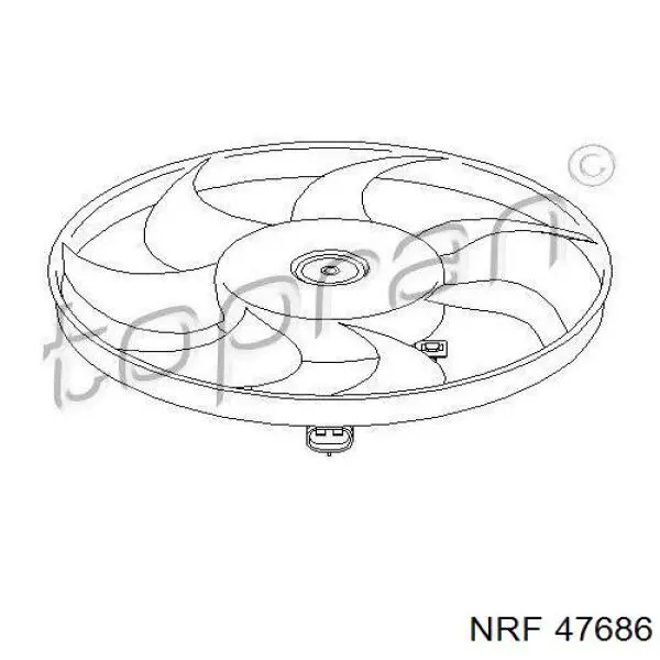 90442046 General Motors ventilador (rodete +motor refrigeración del motor con electromotor completo)