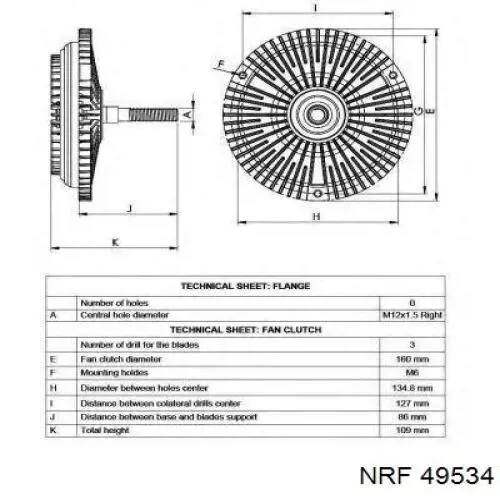 6162000322 Mercedes embrague, ventilador del radiador