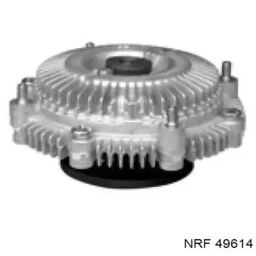 49614 NRF embrague, ventilador del radiador