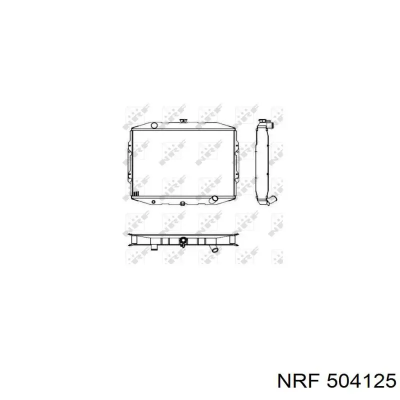  Radiador refrigeración del motor para Hyundai Galloper JK