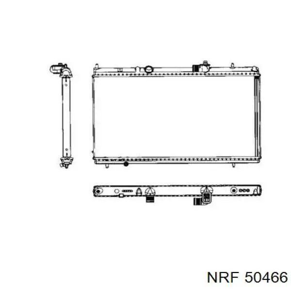 9002228 VAN Wezel radiador refrigeración del motor