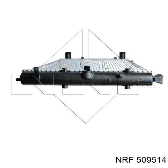  Radiador refrigeración del motor para Volkswagen Transporter 70XB, 70XC, 7DB, 7DW