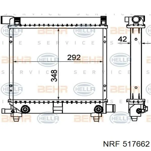 2015004603 Mercedes radiador refrigeración del motor