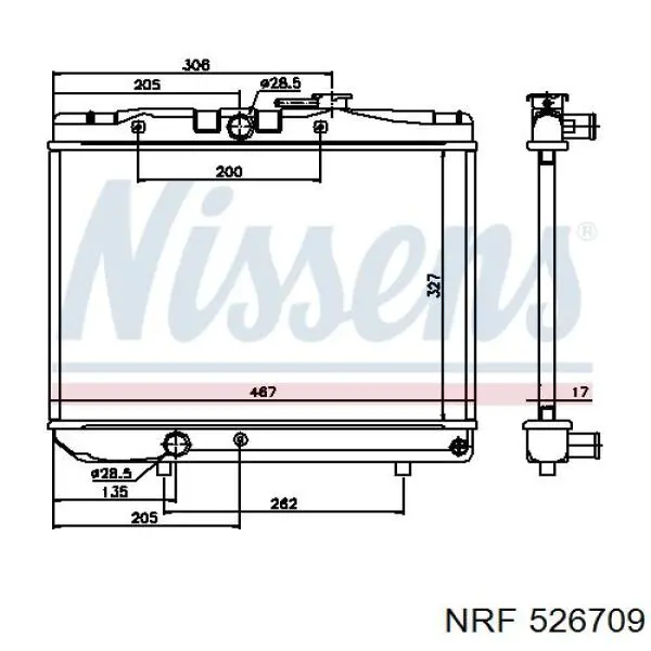  Radiador refrigeración del motor para Toyota Starlet 2 