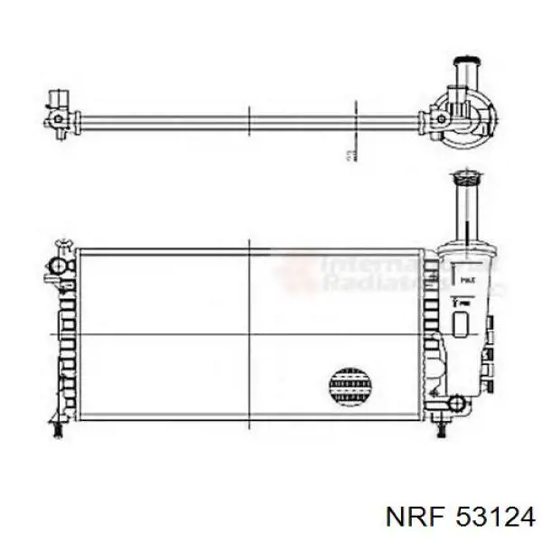 302308-6 Polcar radiador refrigeración del motor