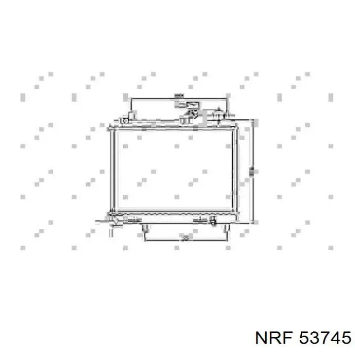 400708-3 Polcar radiador refrigeración del motor