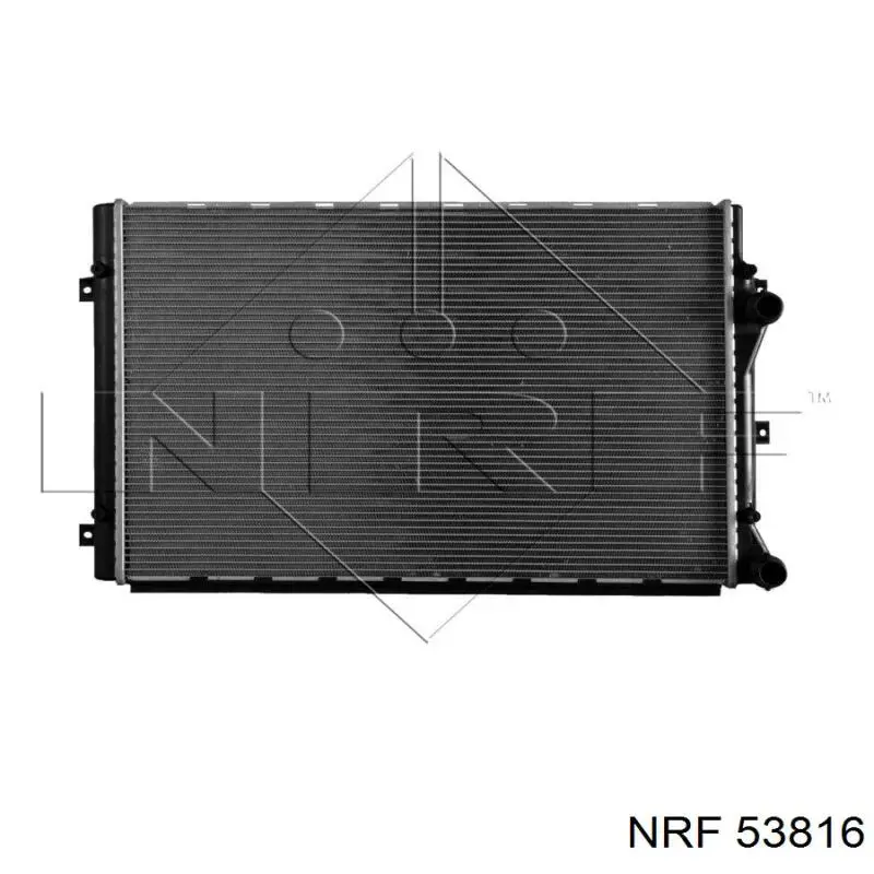 53816 NRF radiador refrigeración del motor