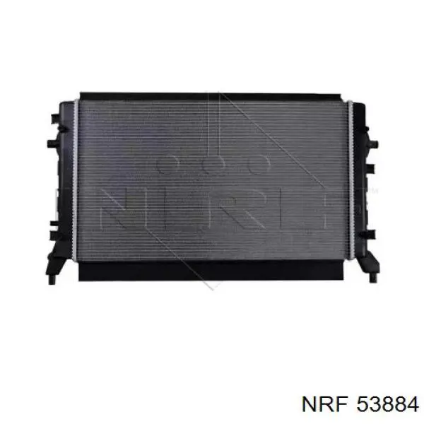 53884 NRF radiador refrigeración del motor