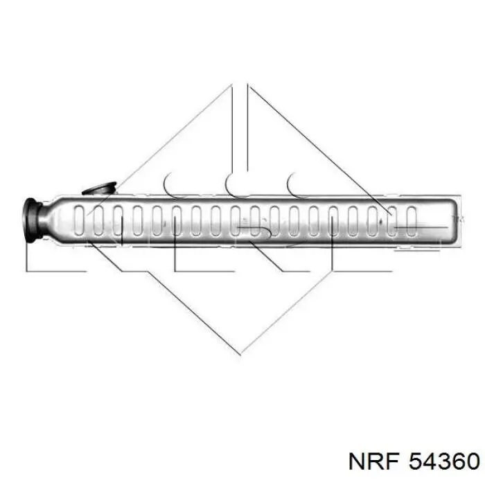  Radiador de calefacción para Citroen C4 2 