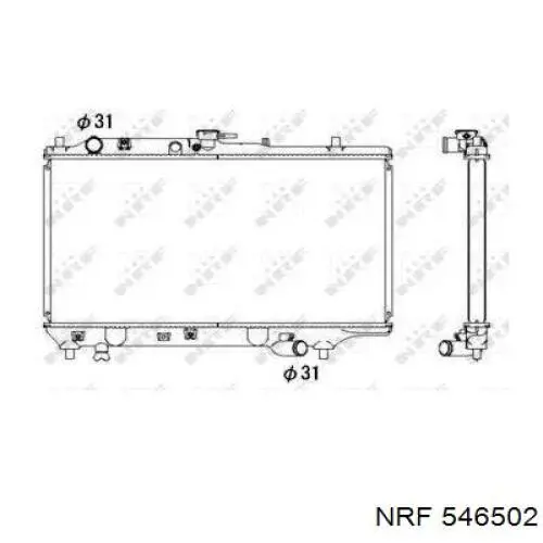  Radiador refrigeración del motor para Mazda 323 BG