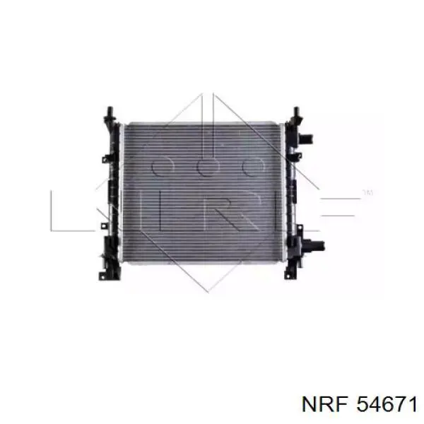 54671 NRF radiador refrigeración del motor