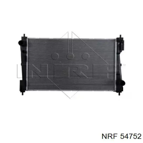 54752 NRF radiador refrigeración del motor