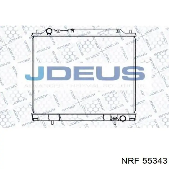  Radiador refrigeración del motor para Mitsubishi Space Gear PA, B, DV, W