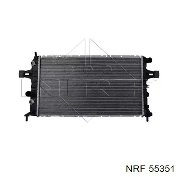 55351 NRF radiador refrigeración del motor