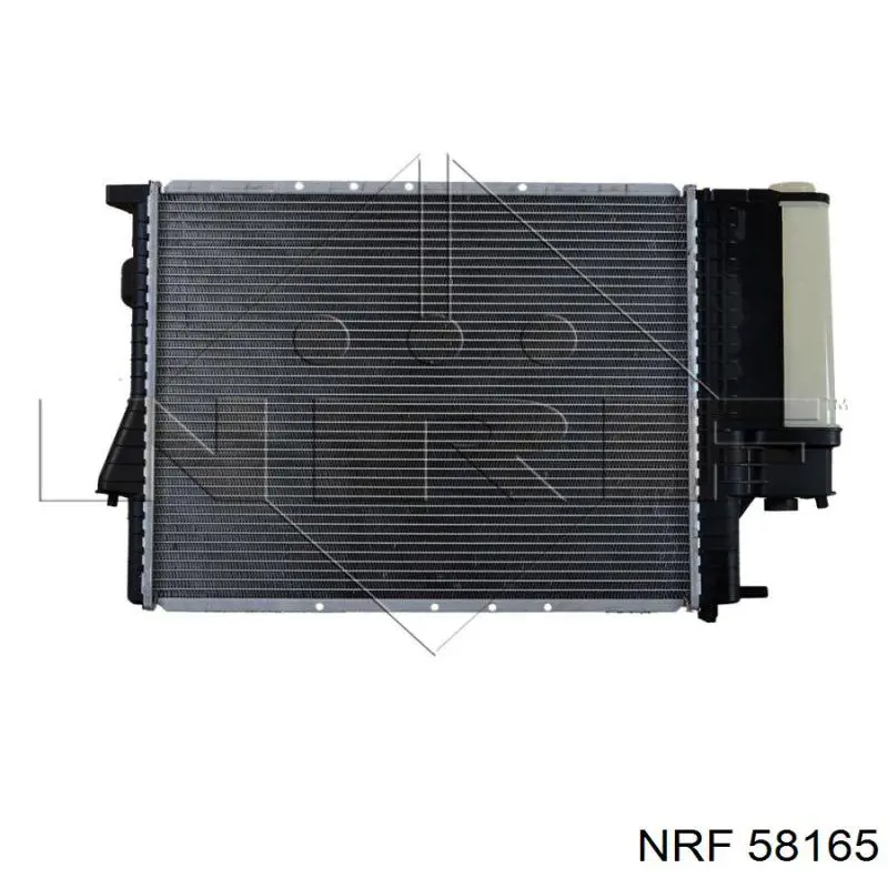 58165 NRF radiador refrigeración del motor