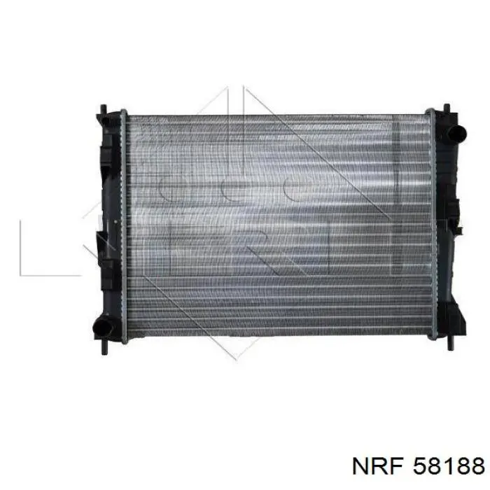 58188 NRF radiador refrigeración del motor