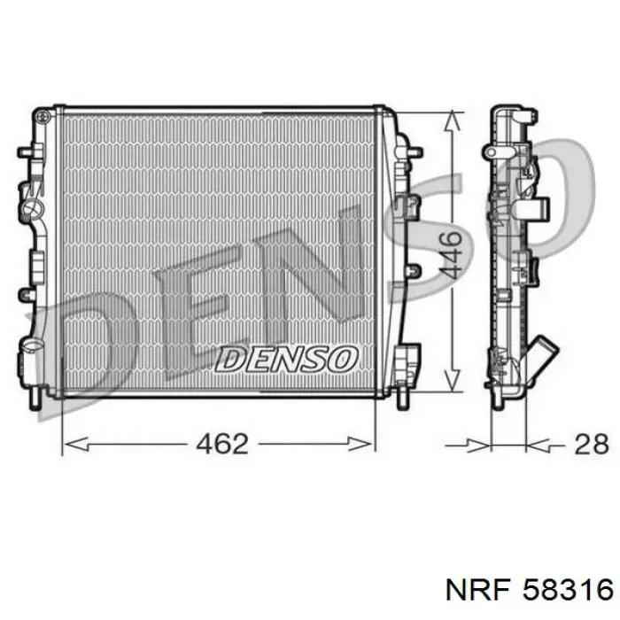 8200072712 Renault (RVI) radiador refrigeración del motor