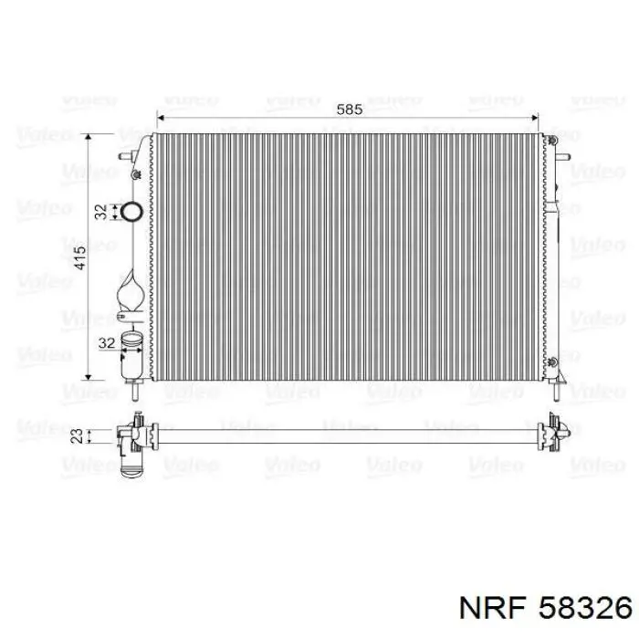 8200189286 Renault (RVI) radiador refrigeración del motor