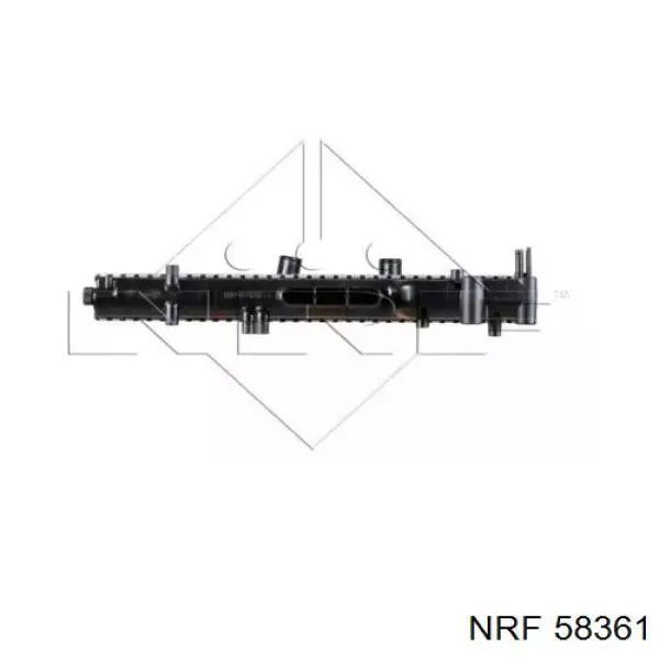 58361 NRF radiador refrigeración del motor