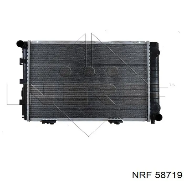 58719 NRF radiador refrigeración del motor