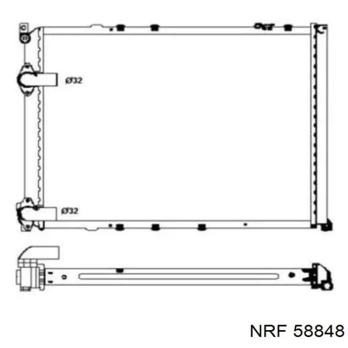 8660000485 Renault (RVI) radiador refrigeración del motor