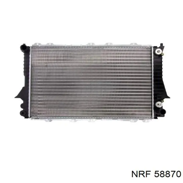 58870 NRF radiador refrigeración del motor