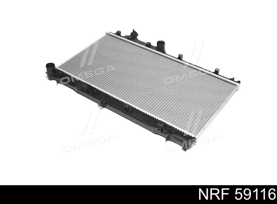 59116 NRF radiador refrigeración del motor