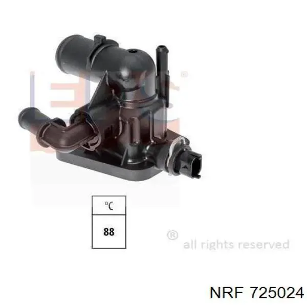 725024 NRF termostato, refrigerante