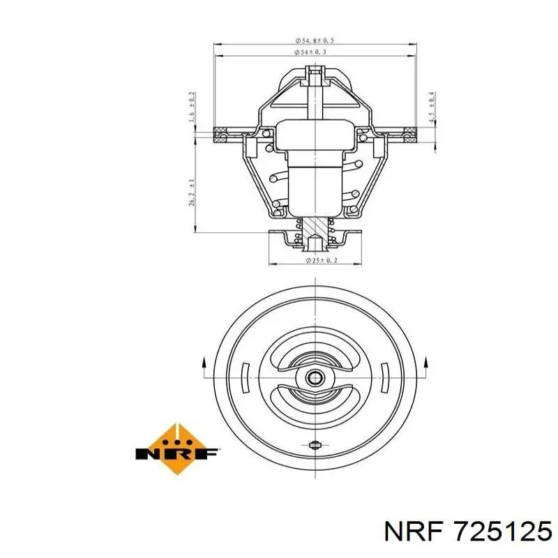 725125 NRF termostato, refrigerante