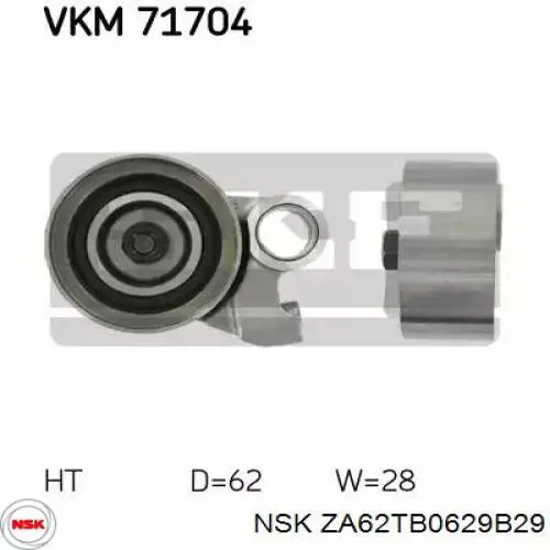 ZA62TB0629B29 NSK rodillo, cadena de distribución