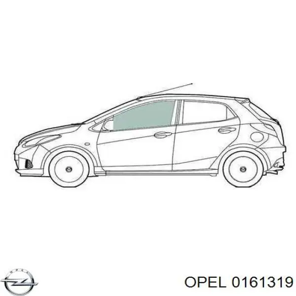  Luna de puerta delantera izquierda para Opel Vectra 36