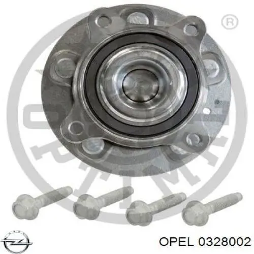 0328002 Opel cubo de rueda trasero