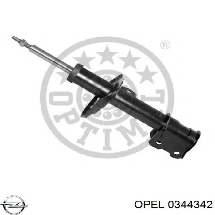 0344342 Opel amortiguador delantero derecho