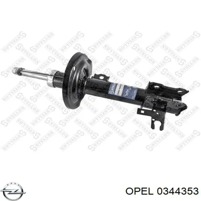 0344353 Opel amortiguador delantero derecho