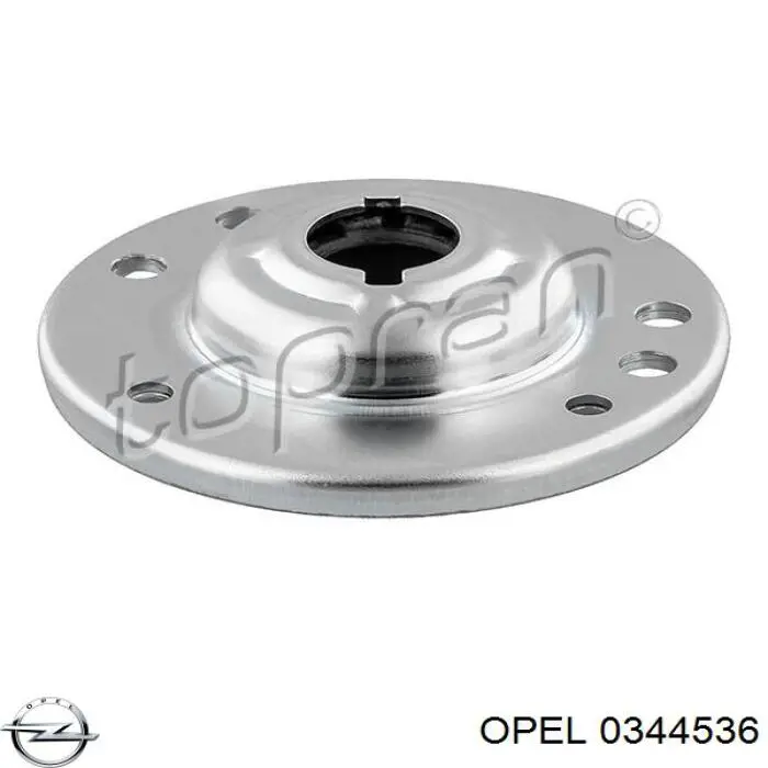 0344536 Opel soporte amortiguador delantero