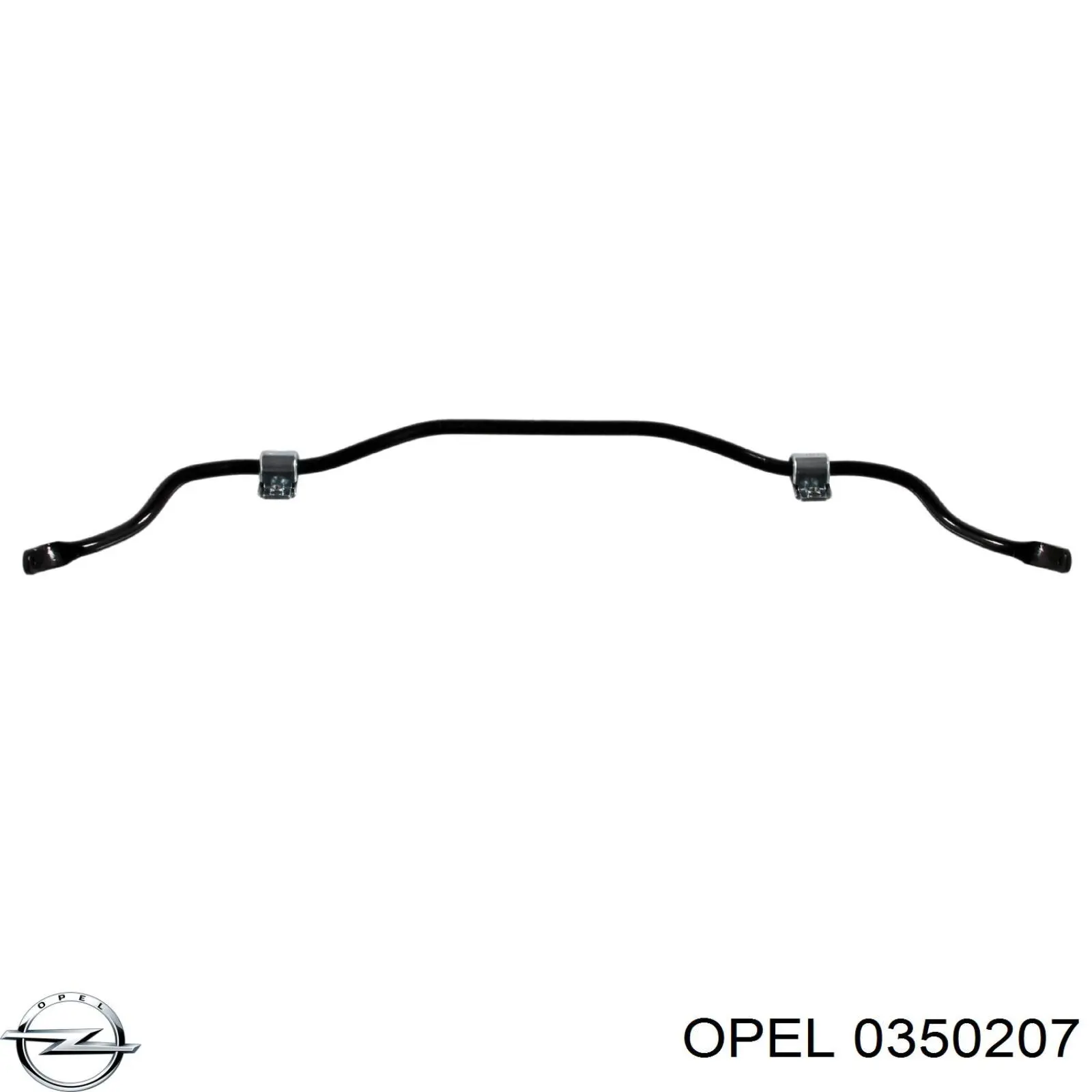 0350207 Opel estabilizador delantero