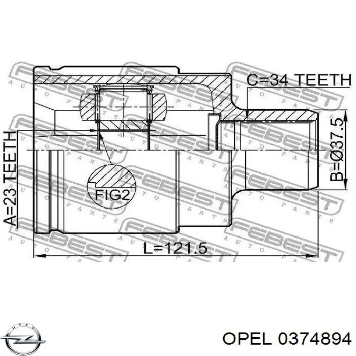 0374894 Opel 