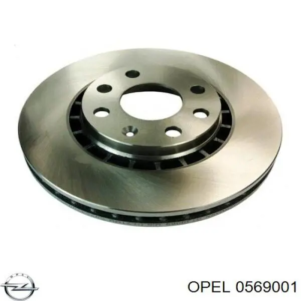 0569001 Opel freno de disco delantero