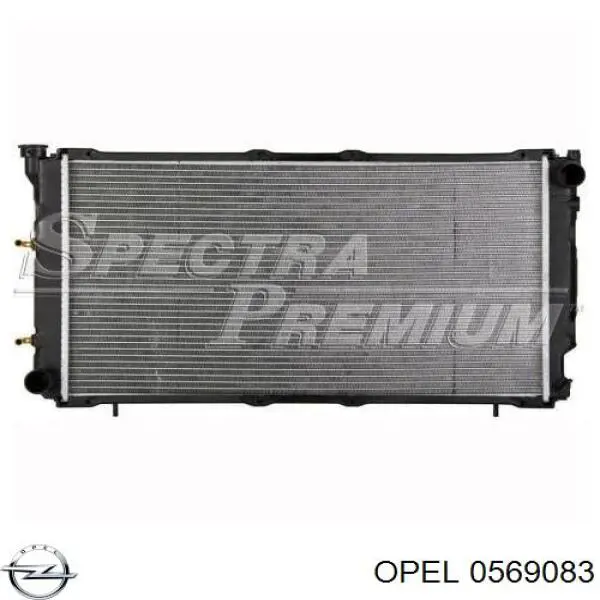 0569083 Opel freno de disco delantero