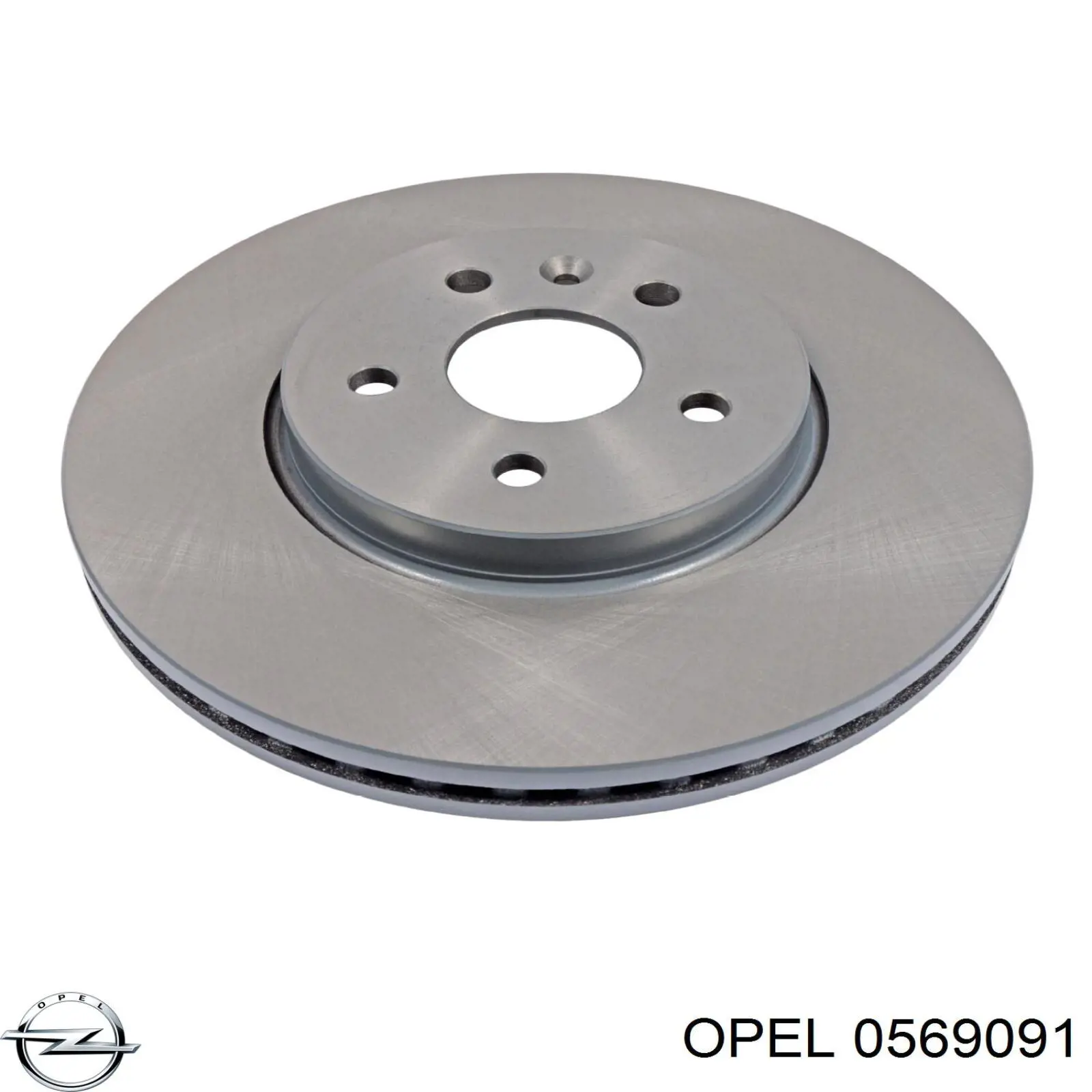 0569091 Opel freno de disco delantero