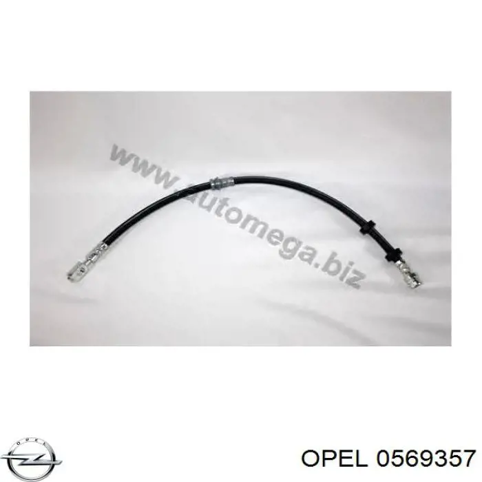 0569357 Opel freno de disco delantero