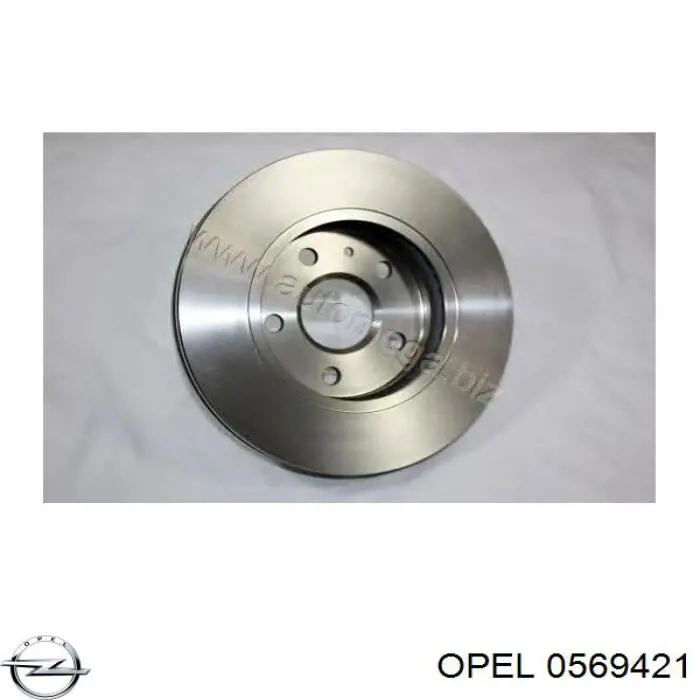 0569421 Opel freno de disco delantero