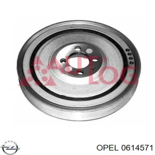 0614571 Opel polea, cigüeñal