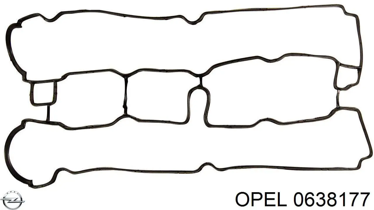 0638177 Opel junta de la tapa de válvulas del motor