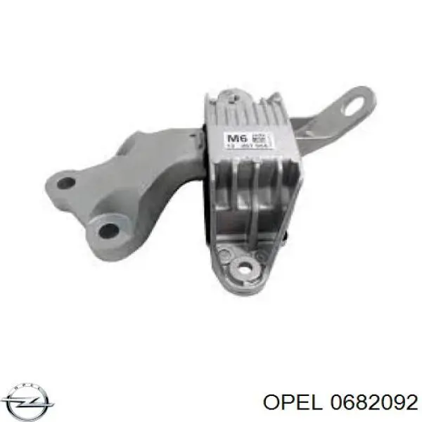 0682092 Opel soporte motor izquierdo