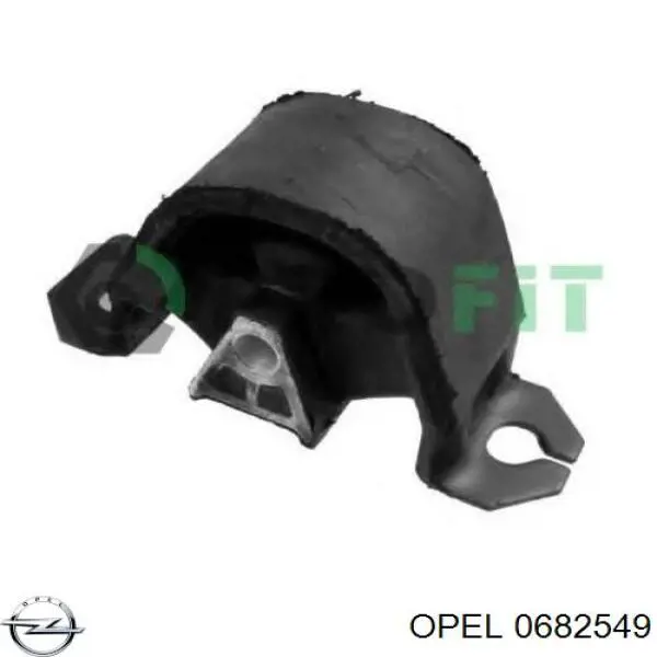 0682549 Opel soporte de motor trasero