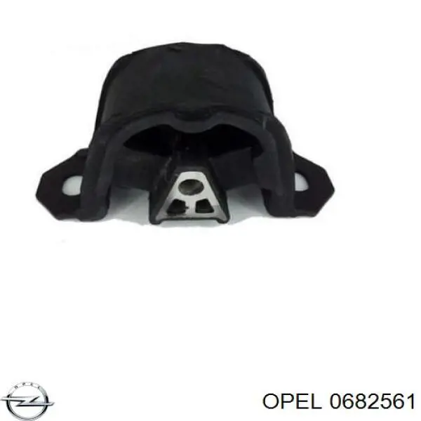 0682561 Opel soporte de motor trasero